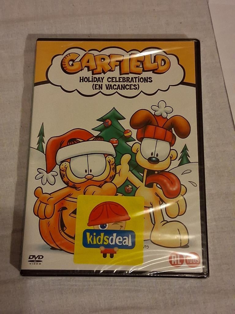 Dvd Garfield, Holidays celebrations (en vacance) nieuw, Tekenfilm, Ophalen of Verzenden, Nieuw in verpakking, Alle leeftijden