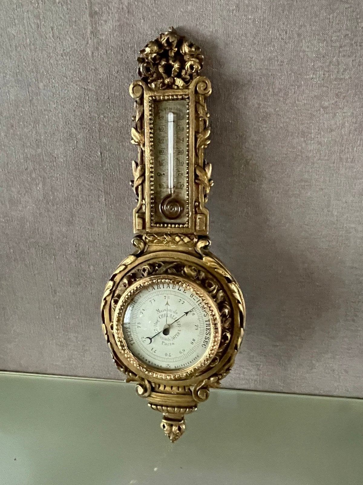 Barometre,thermometre 19 eme, Enlèvement ou Envoi, Comme neuf