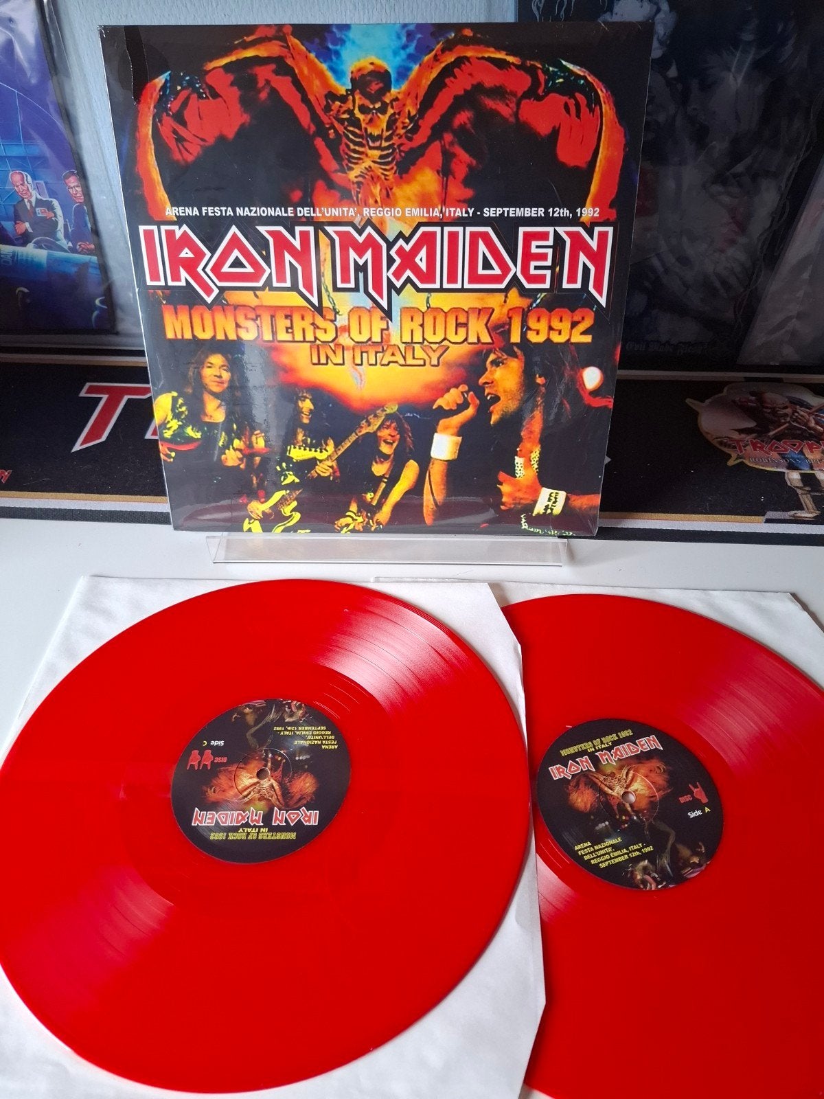 Iron maiden-Monsters of Rock 1992 in Italy, Cd's en Dvd's, Vinyl | Hardrock en Metal, Rock, Ophalen of Verzenden, 12 inch, Nieuw in verpakking