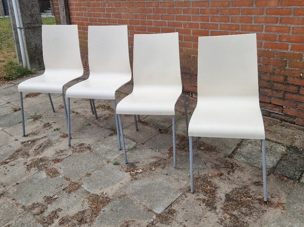Grand lot de chaises, Maison & Meubles, Enlèvement, Utilisé, Blanc, Synthétique
