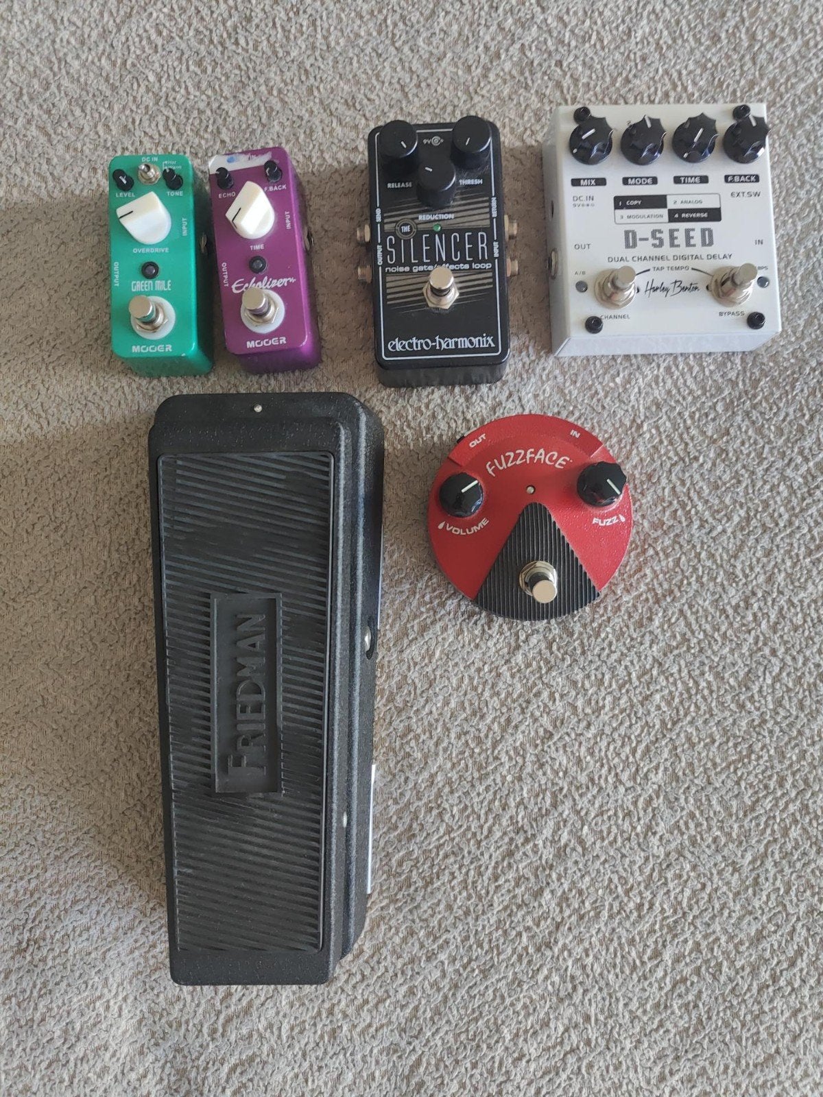 Gitaarpedalen lot – Dunlop Fuzz Face JDF2 + Friedman Gold-72, Enlèvement ou Envoi, Volume