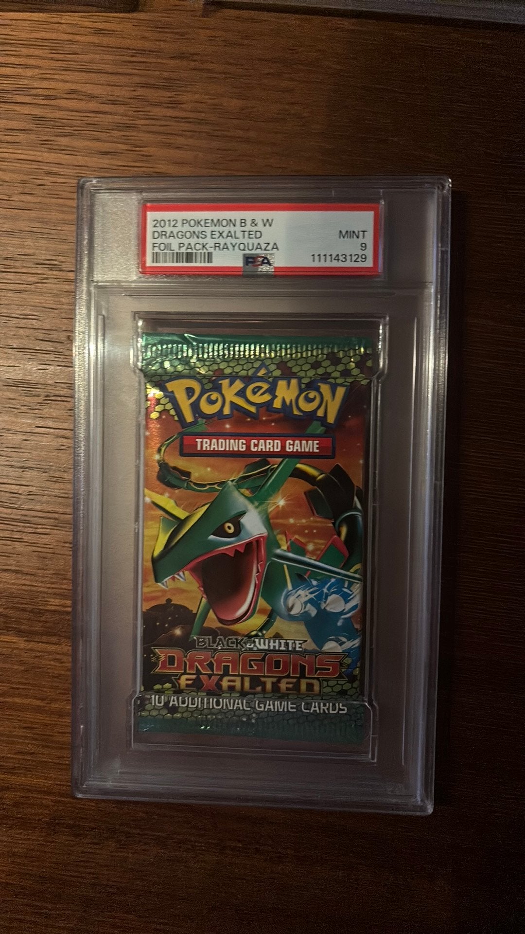 2012 Pokémon Black & White: Dragons Exalted PSA9, Enlèvement ou Envoi, Comme neuf, Booster