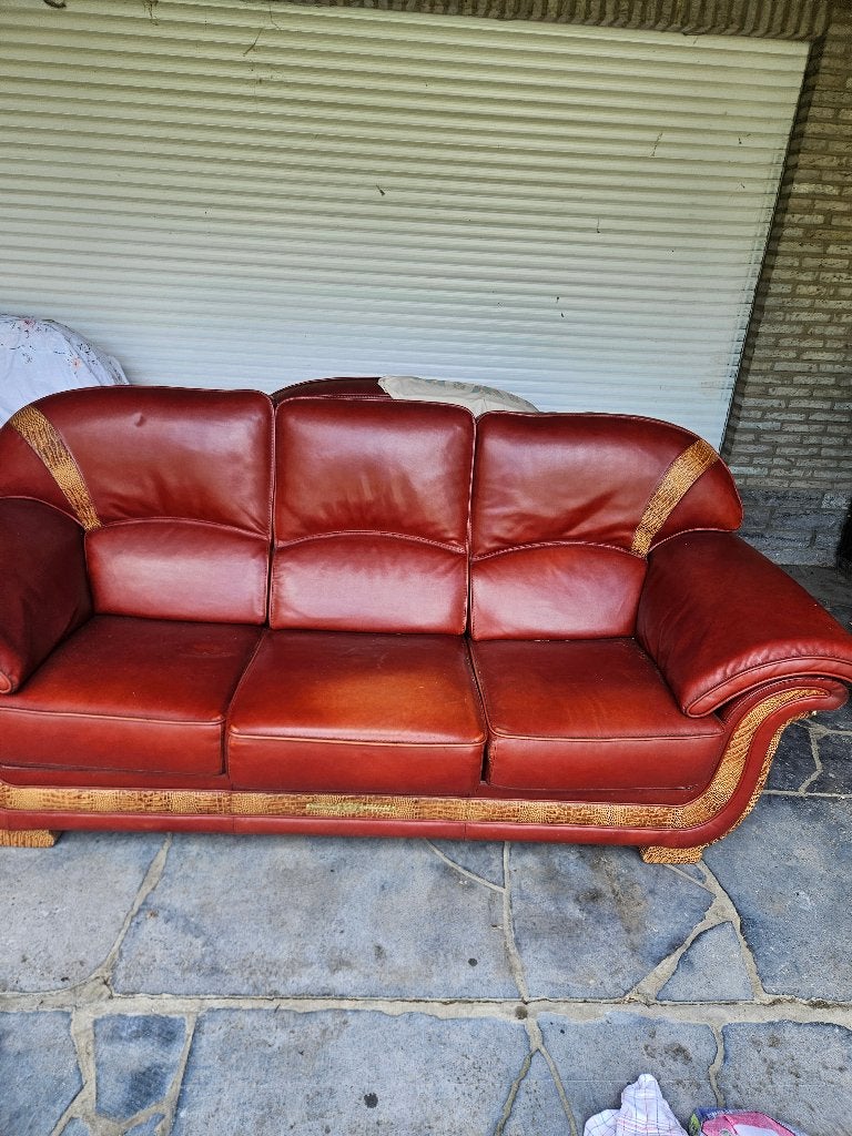 Zetels, Huis en Inrichting, Ophalen, Zo goed als nieuw, Leer