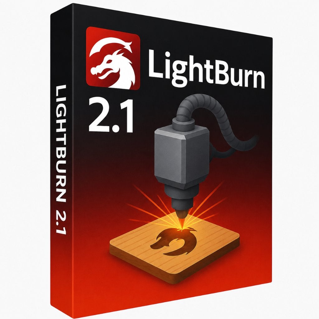LightBurn Pro 2.1, Computers en Software, Office-software, Ophalen, Nieuw, Windows