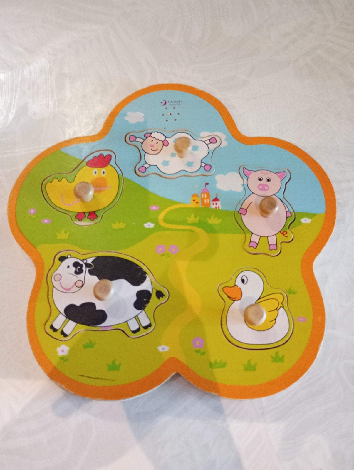 Puzzle en bois sonore La ferme, Enfants & Bébés, Jouets | Puzzles pour enfants, Enlèvement ou Envoi