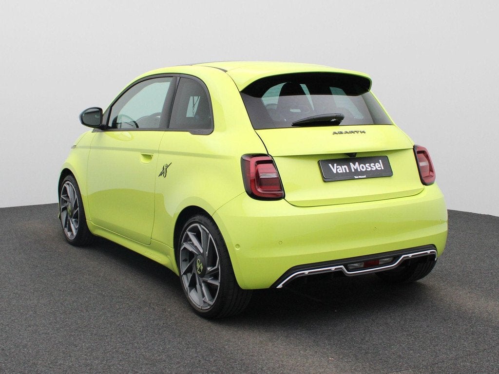Abarth 500e Scorpionissima 42 kWh | Apple & android Carplay, Auto's, Abarth, 4 zetels, 114 kW, Gebruikt, Alcantara