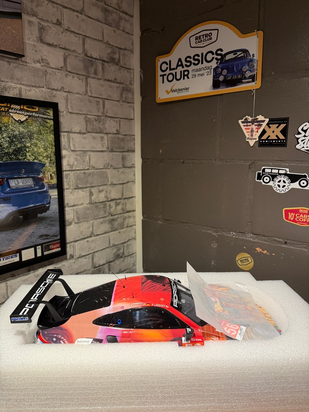 2019 Porsche 911 RSR winner, Hobby & Loisirs créatifs, Voitures miniatures | 1:5 à 1:12, Enlèvement ou Envoi, Comme neuf