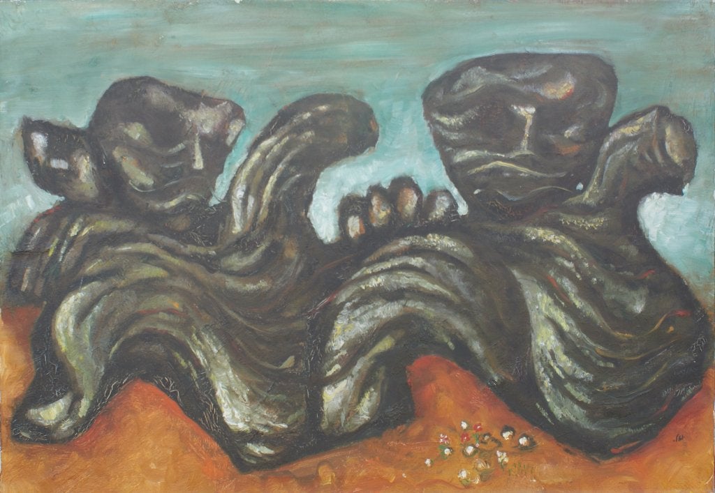 Joel Kass (1937): Figuren, Enlèvement, Signé
