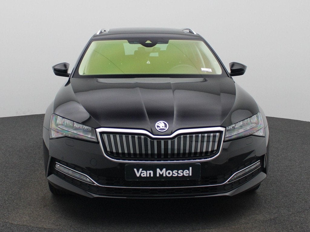 Skoda Superb Combi 1.4 TSI iV 160kW DSG6 Clever, Auto's, Stof, Gebruikt, Zwart, 4 cilinders
