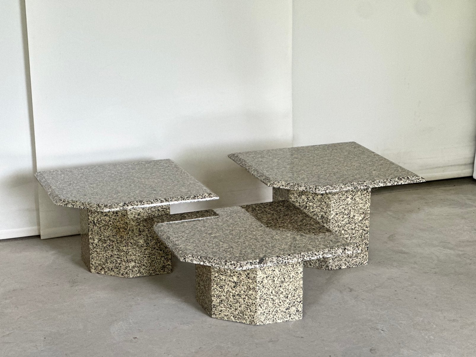 Vintage marble coffeetable’s 1980s, Ophalen