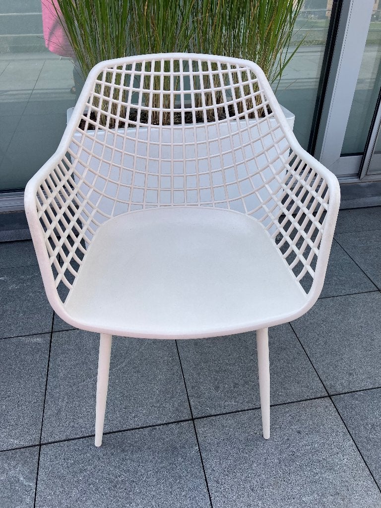12 kuipstoelen voor buiten of binnen, Tuin en Terras, Tuinstoelen, Ophalen, Zo goed als nieuw, Kunststof