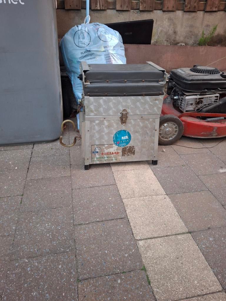 Viskist met rugleuning, Ophalen