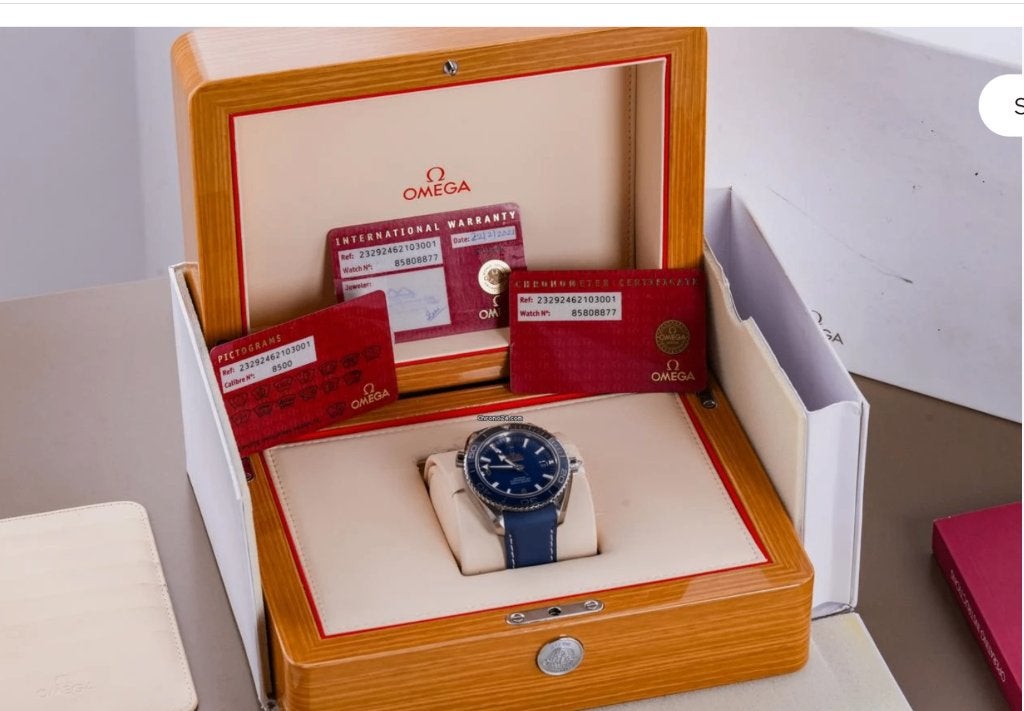 Omega Seamaster Planet Ocean, Bijoux, Sacs & Beauté, Montres | Hommes, Comme neuf, Montre-bracelet, Omega, Autres matériaux, Synthétique