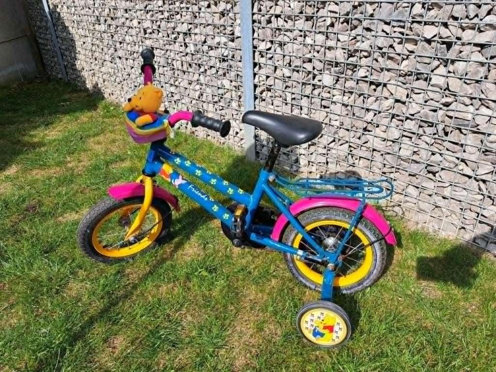 kinderfiets, Fietsen en Brommers, Terugtraprem, Zijwieltjes, Gebruikt, Minder dan 16 inch