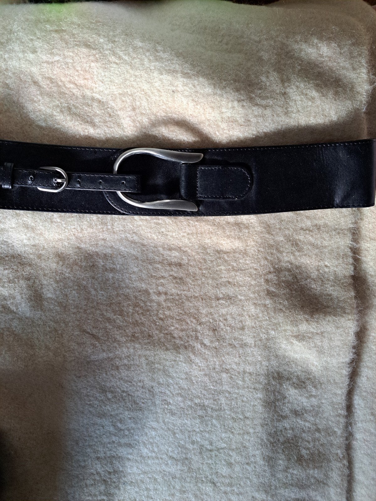 Zwarte brede dames riem., Kleding | Dames, Ophalen
