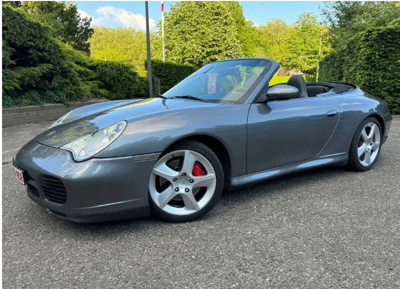 Porsche 911 Carrera 4S Cabrio (2004), Auto's, Porsche, Particulier, Benzine, Euro 3, Cabriolet, 2 deurs, Automaat, Zilver of Grijs