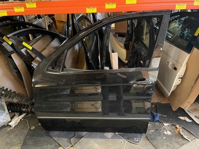 PORTIER LINKS VOOR zwart BMW X5 (E53) (01-2000/12-2006), Gebruikt, Deur, Voor, BMW