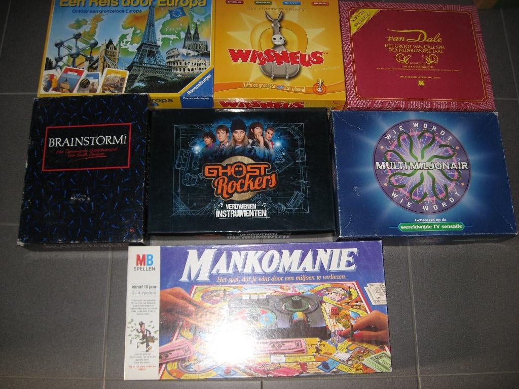 Gezelschapsspellen Spelletjes Lot 3, Hobby en Vrije tijd, Ophalen, Zo goed als nieuw