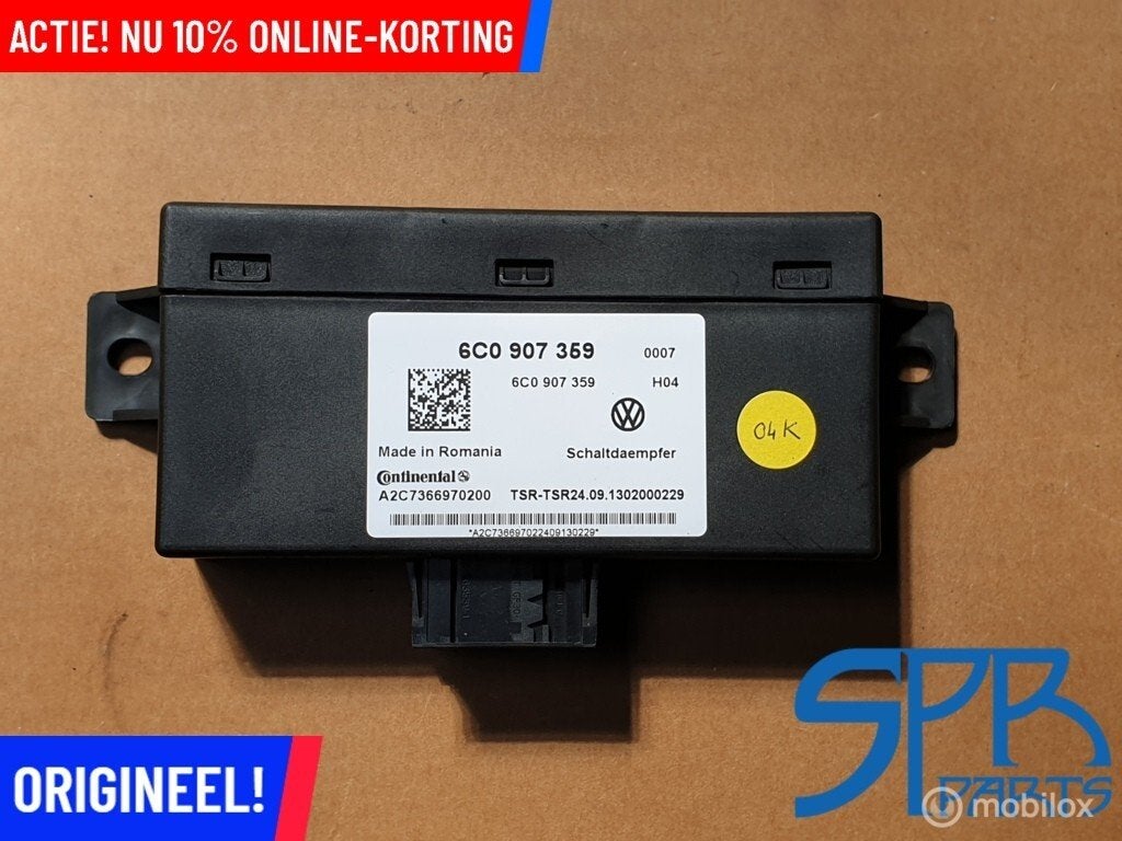 6C0907359 Dempermodule Demperregeling Polo 6C SEAT IBIZA A1, Gebruikt, Volkswagen, Ophalen of Verzenden, Volkswagen