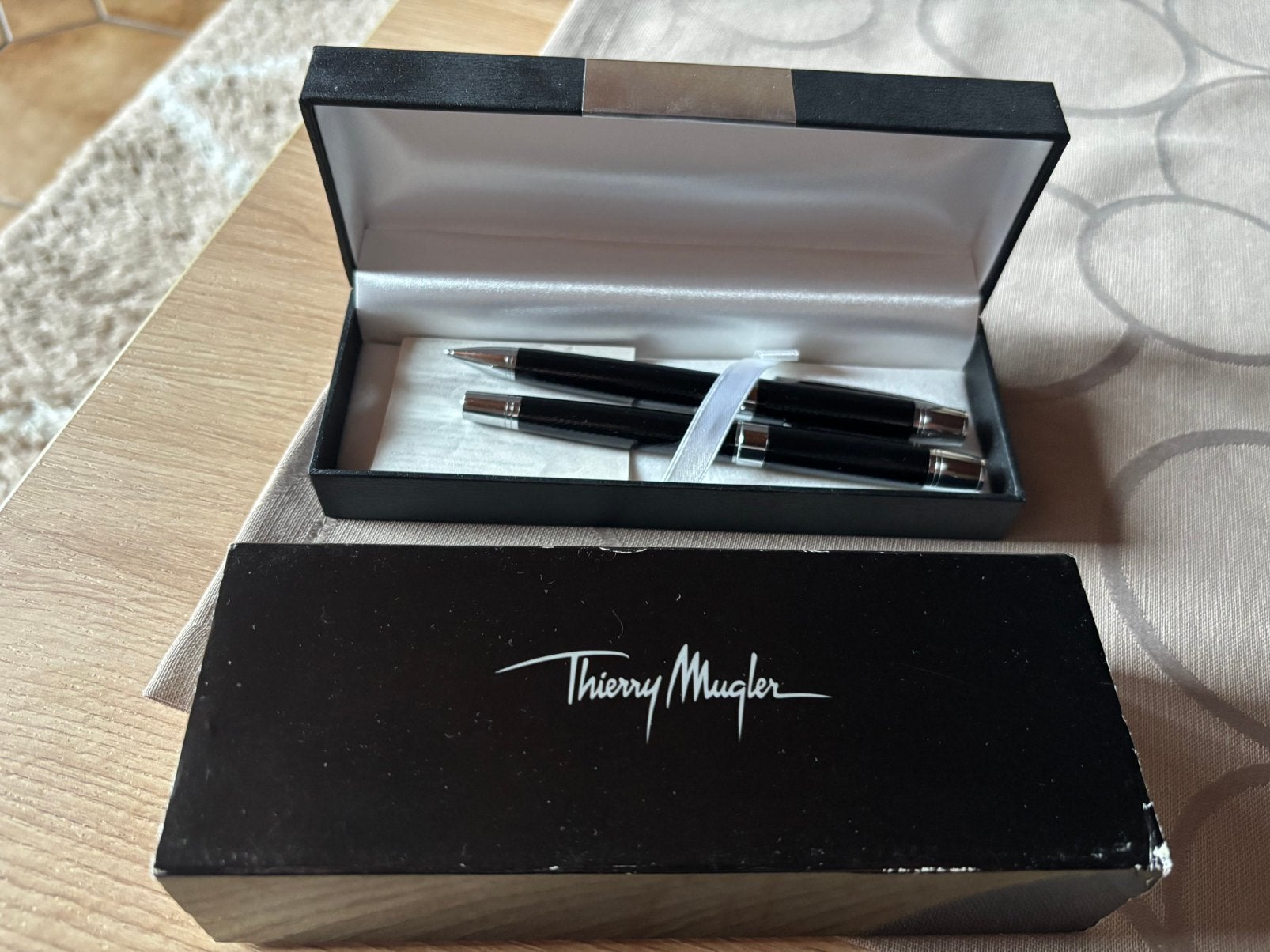 Thierry Mugler vintage balpen en potlood, Overige typen, Nieuw, Met doosje, Ophalen