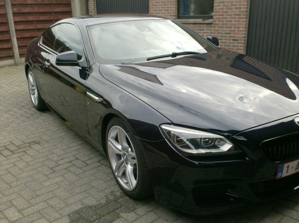 TE KOOP BMW640D M uitvoering, Auto's, Automaat, Achterwielaandrijving, Zwart, Blauw