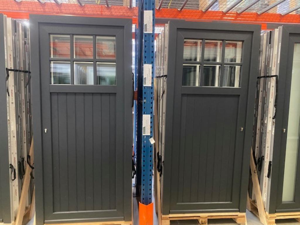 PVC deuren onmiddellijk beschikbaar uit stock, ook in kleur, Schuifdeur, Ramenhal, Ophalen of Verzenden, Glas