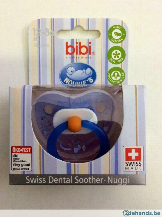 Bibi Noukies Dental Fopspeen silicone. Leeftijd: 12-36 M., Nieuw