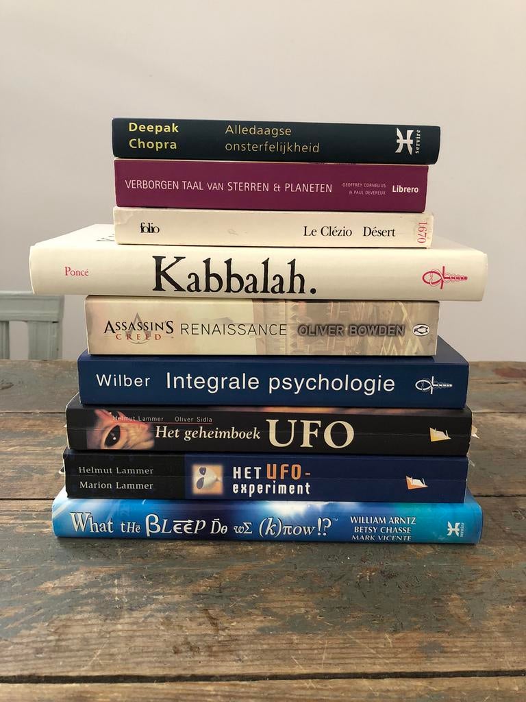 BOEKEN PSYCHO UFO GODSDIENST, Boeken, Ophalen of Verzenden, Gelezen