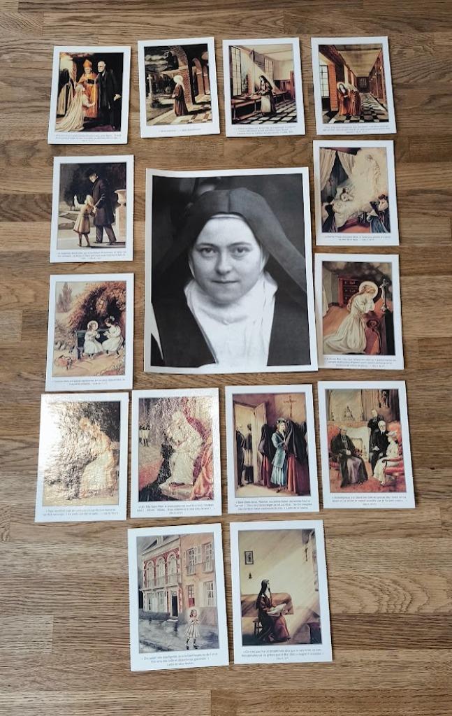 15 afbeeldingen /prenten van Theresia van lisieux, Ophalen of Verzenden