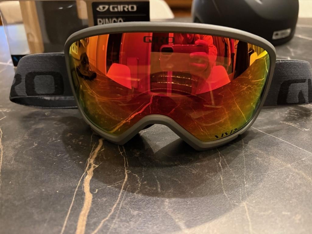 GIRO snowboardbril / skibril (1x gebruikt), Sport en Fitness, Snowboarden, Ophalen, Zo goed als nieuw, Helm of Bescherming