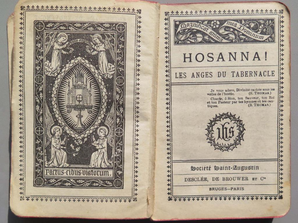 Missel les anges du tabernacle 1932, Enlèvement ou Envoi, Utilisé