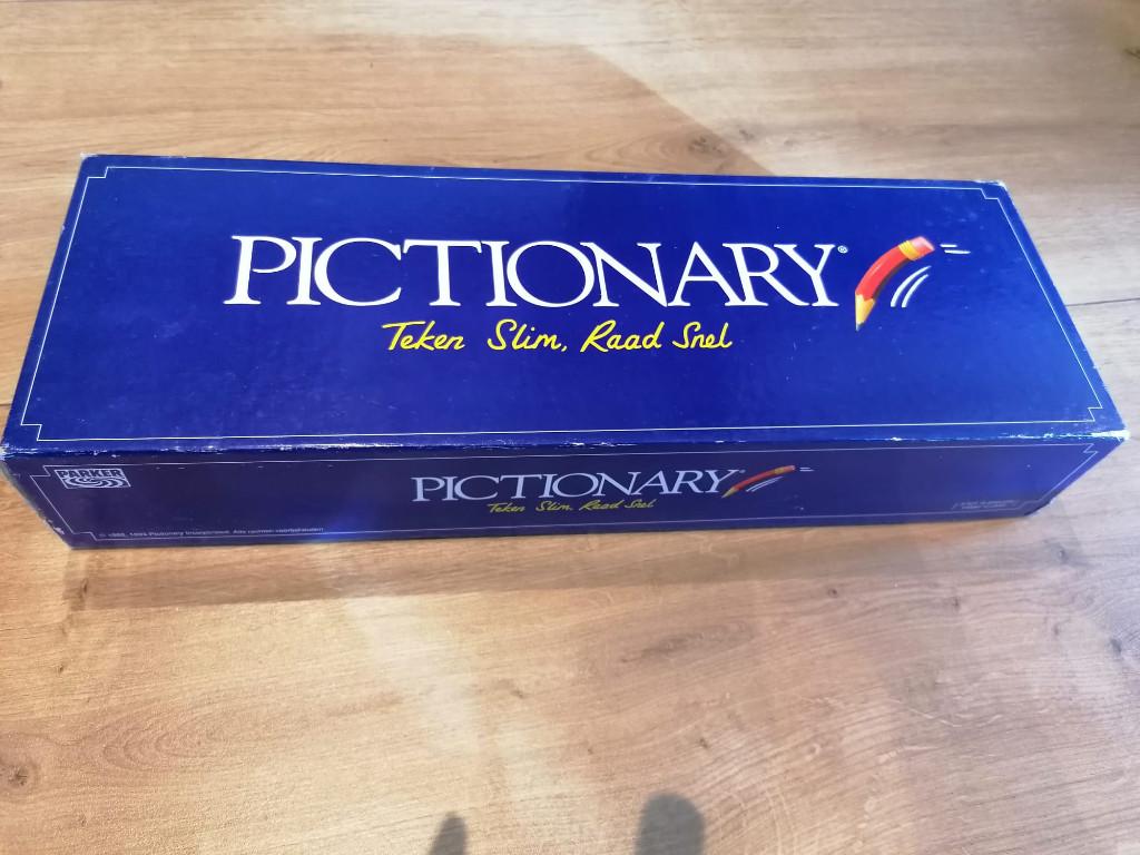 Spel Pictionary, Vijf spelers of meer, Ophalen, Gebruikt, Parker