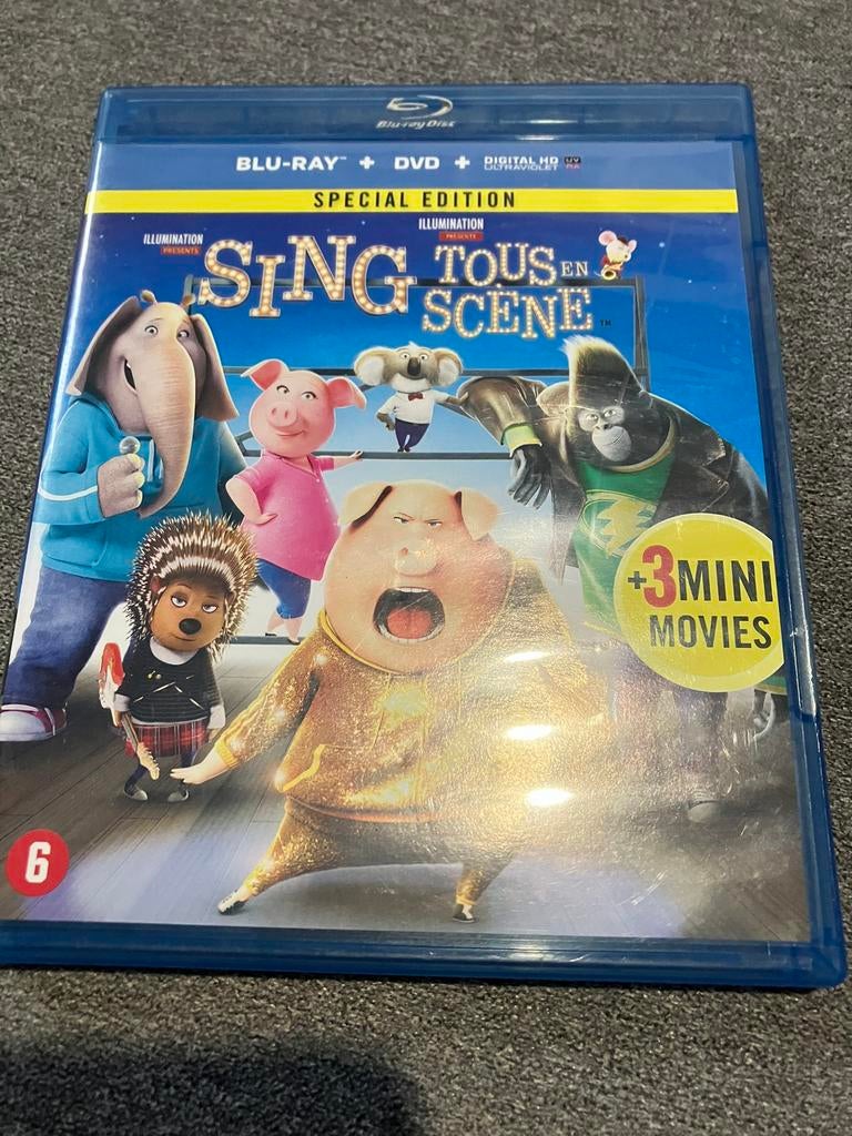 Sing, Cd's en Dvd's, Blu-ray, Ophalen of Verzenden, Zo goed als nieuw, Kinderen en Jeugd