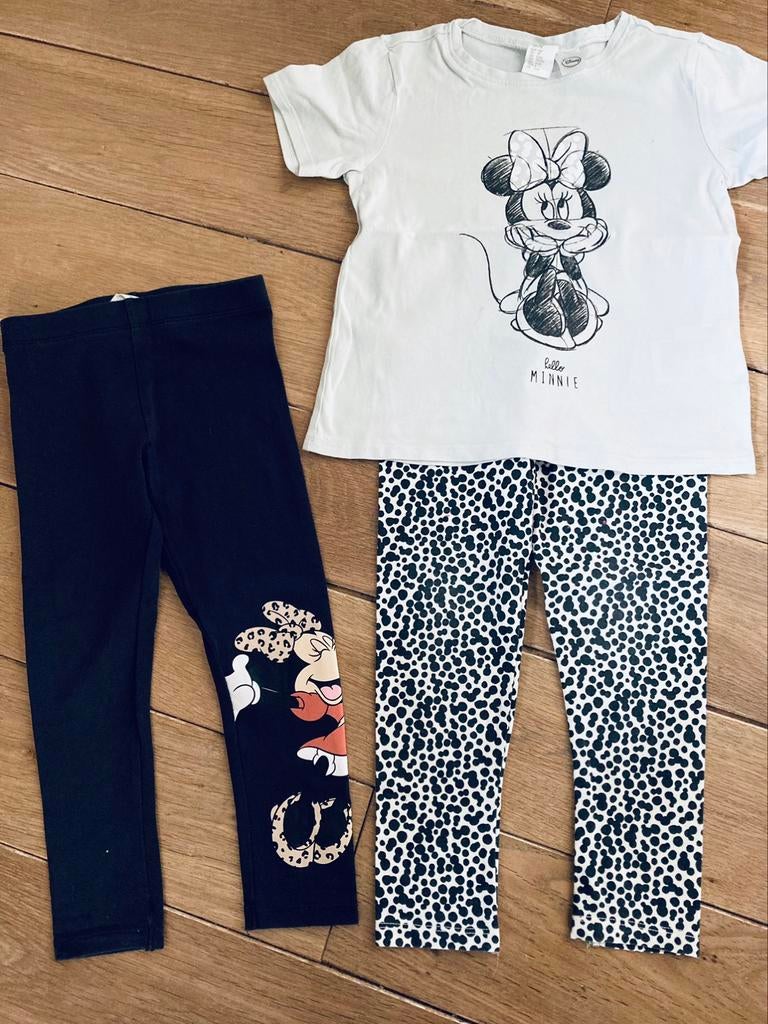 Minnie mouse H&M 104, Kinderen en Baby's, Kinderkleding | Maat 104, Gebruikt, H&M, Meisje, Setje
