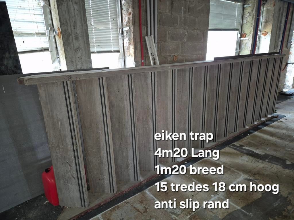 Eiken trap, Doe-het-zelf en Bouw, Ophalen, Trap