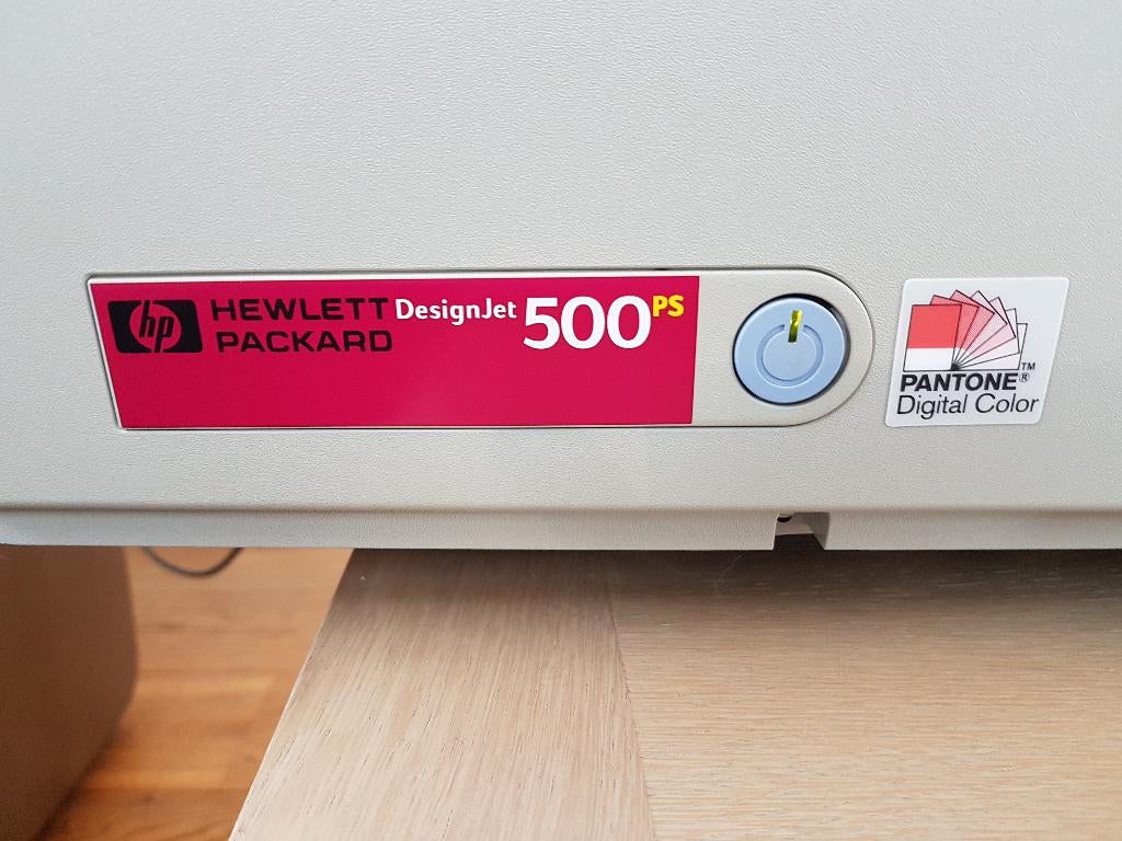 Plotter HP DesignJet 500 PS, Computers en Software, Printers, Ophalen, Hp, Gebruikt, Kleur printen