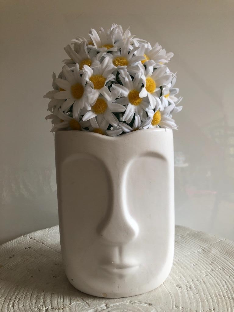 Grand cache-pot décoration Design pour plante & fleur :, Enlèvement ou Envoi, Utilisé