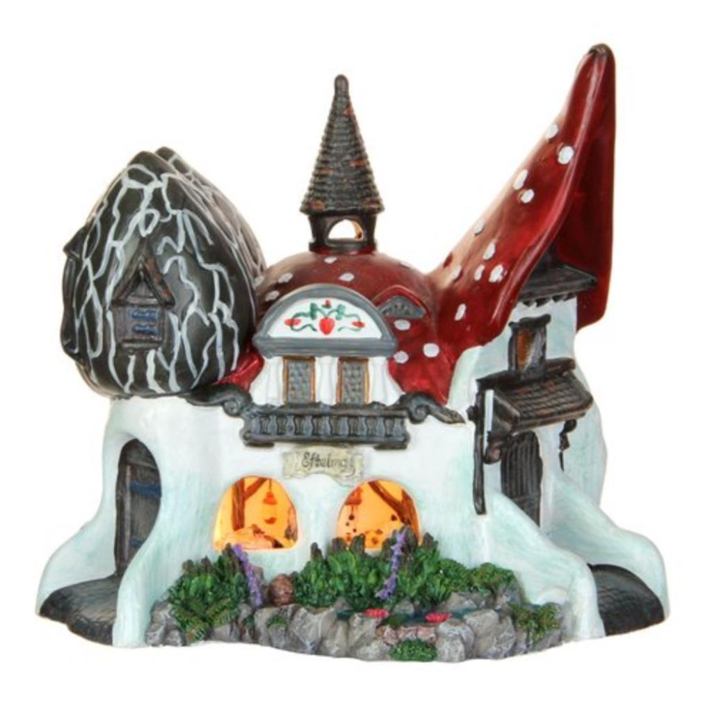 Kersthuisje van de Kabouters Luville Efteling, Verzamelen, Ophalen, Zo goed als nieuw, Overige typen