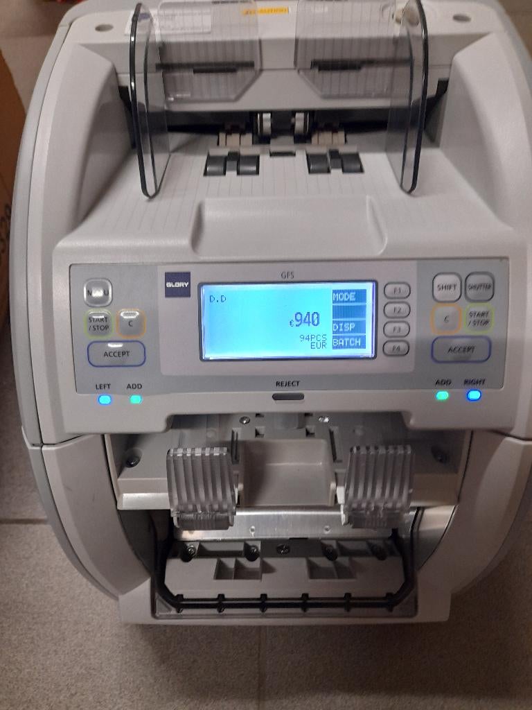 Biljet Geld teller - biljet tester, Ophalen, Sorteermachine of Telmachine