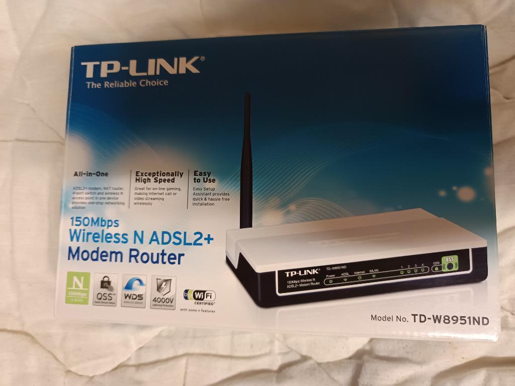 Modem routeur  N ADSL2+, Envoi, Neuf, Routeur avec modem, Fritz!