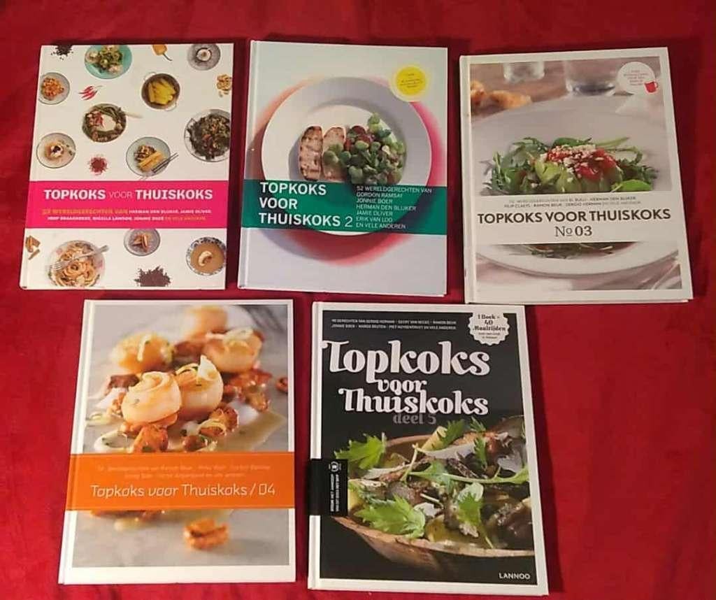 Topkoks voor thuiskoks 5 delen samen, Boeken, Ophalen of Verzenden