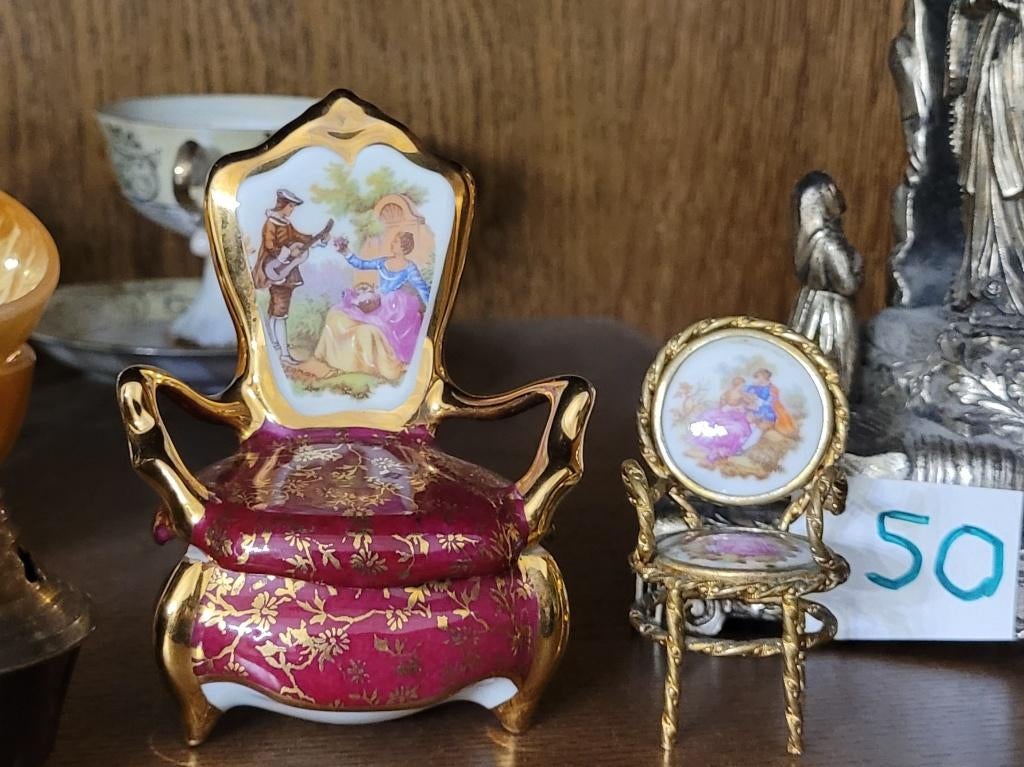 Miniature Porcelaine de Limoges, Enlèvement ou Envoi