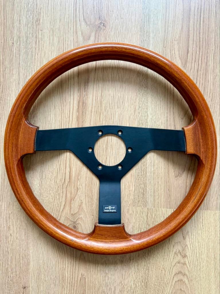 Personal Design Giugiaro Houten Stuur Mercedes W124 W126, Auto-onderdelen, Ophalen of Verzenden, Gebruikt, Overige automerken