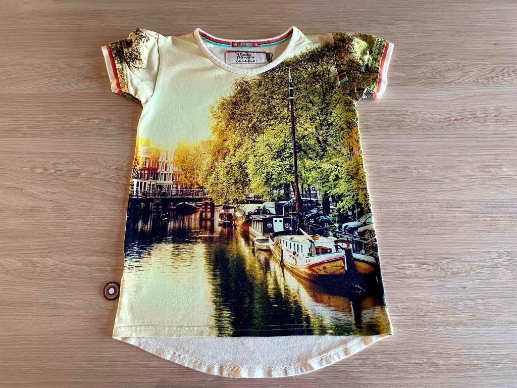 t-shirt - 4FF 4FunkyFlavours - maat 146/152, Enlèvement ou Envoi, Chemise ou À manches longues, Comme neuf, Fille