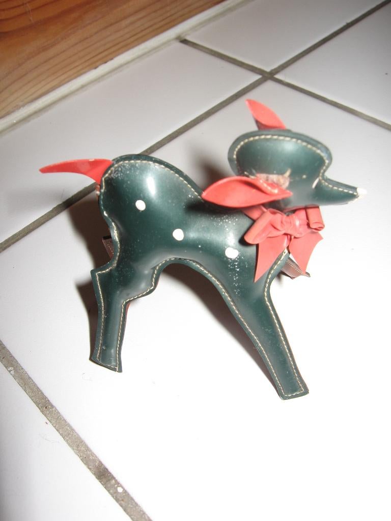 Bambi vintage en cuir artificiel., Enlèvement ou Envoi