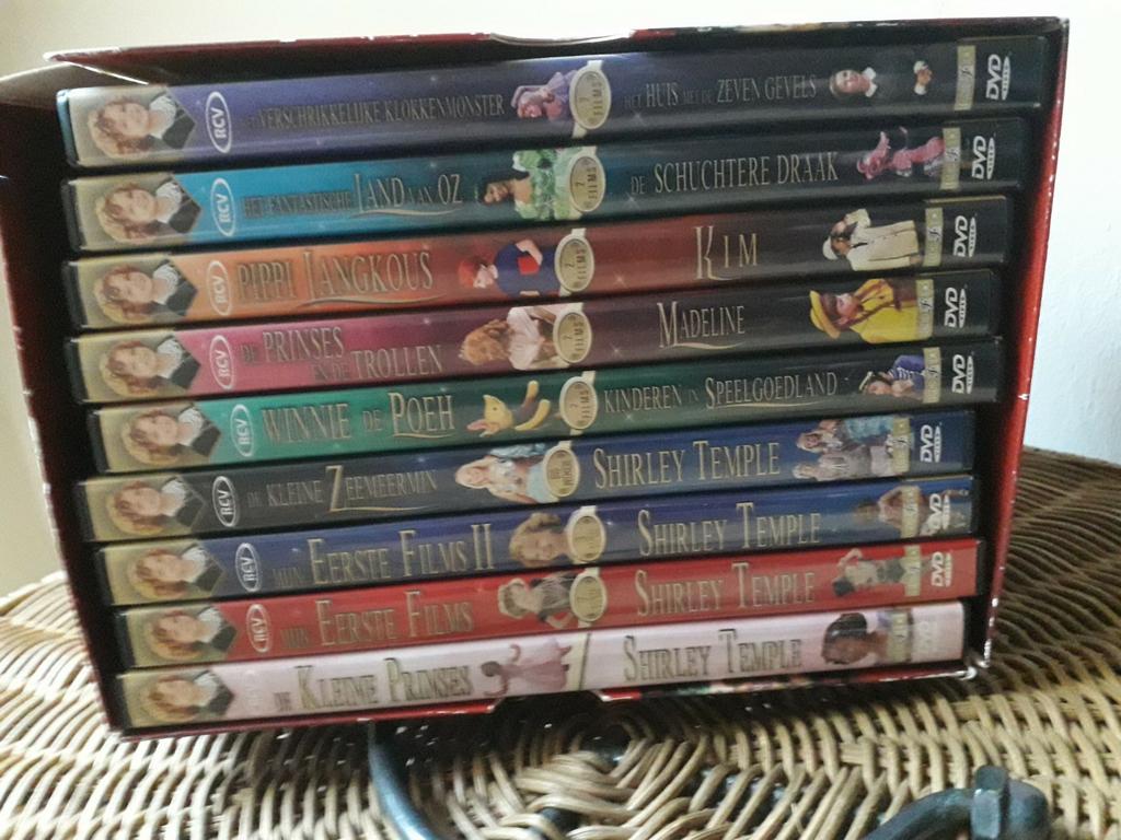 DVD box Shirley Temple nostalgische klassiekers, Ophalen of Verzenden, Zo goed als nieuw