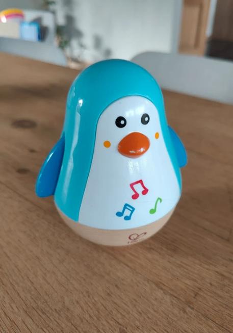 Hape tuimelaar Pinguïn, Kinderen en Baby's, Ophalen of Verzenden, Gebruikt, Overige typen, Met geluid