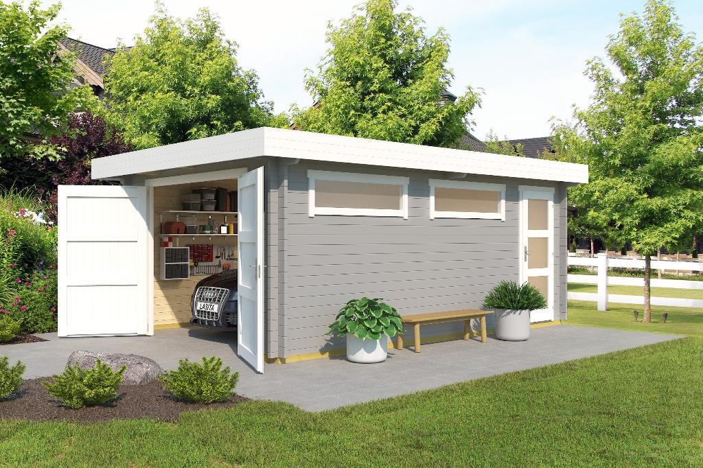 NOUVEAU garage moderne en bois Canberra, Envoi, Neuf