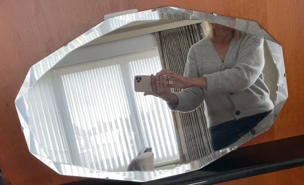 Miroir ancien, Enlèvement, Ovale, 50 à 100 cm, Moins de 100 cm