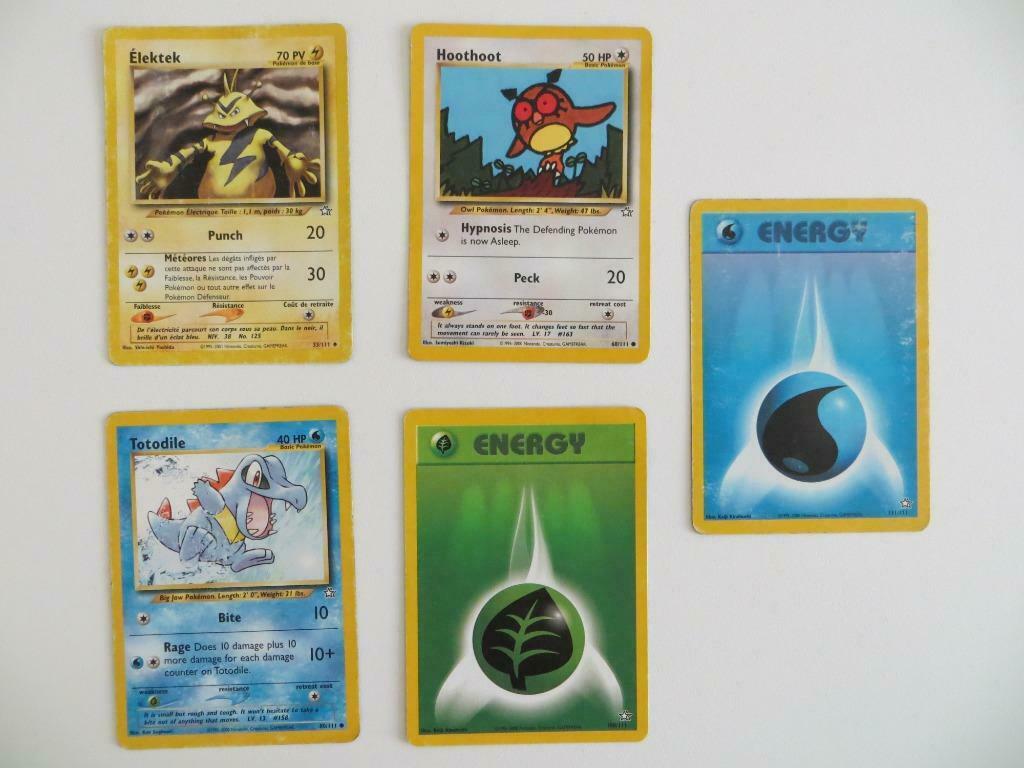 Cartes Pokémon Wizards Neo Genesis, Enlèvement ou Envoi, Utilisé, Cartes en vrac